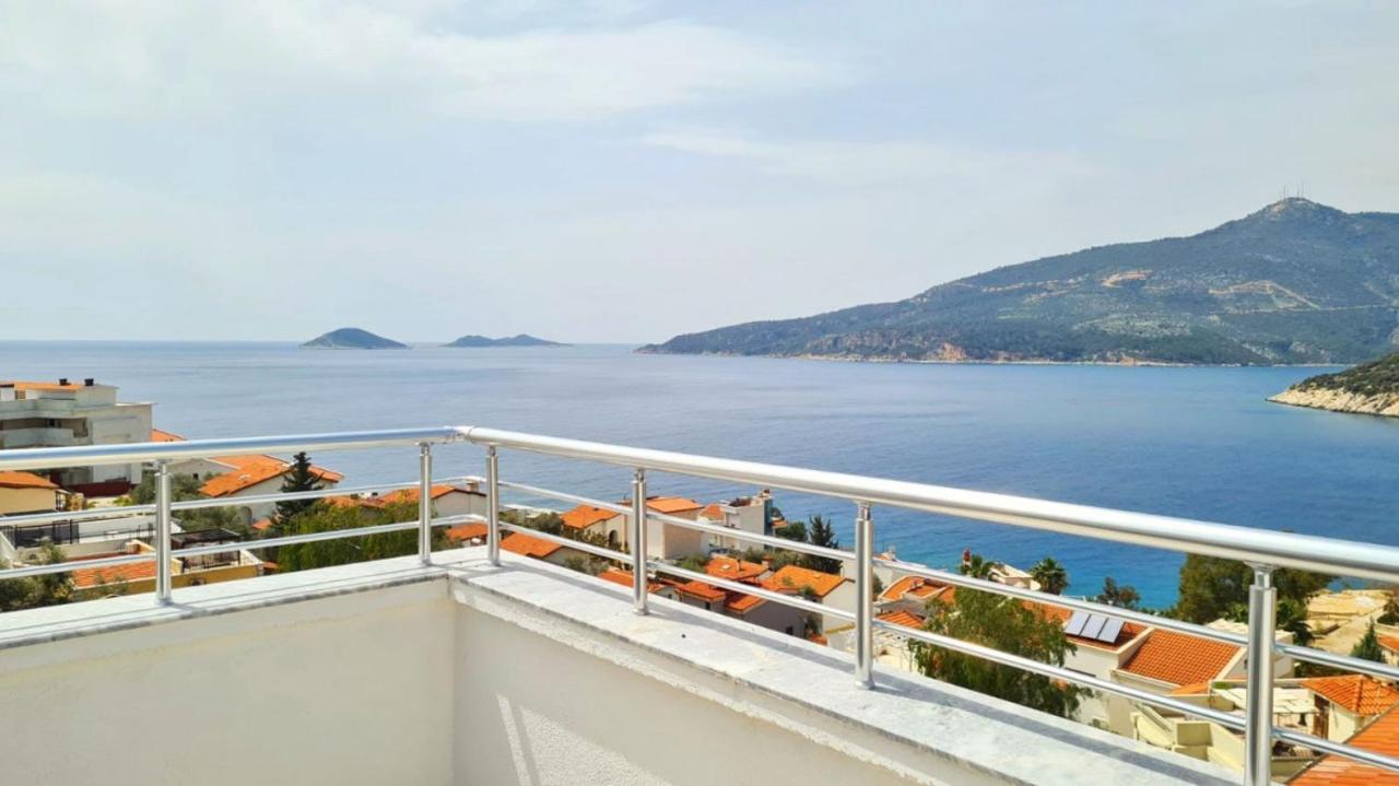 Shared Pool Flat Located 3 Min To Beach In Kalkan Apartment Luaran gambar